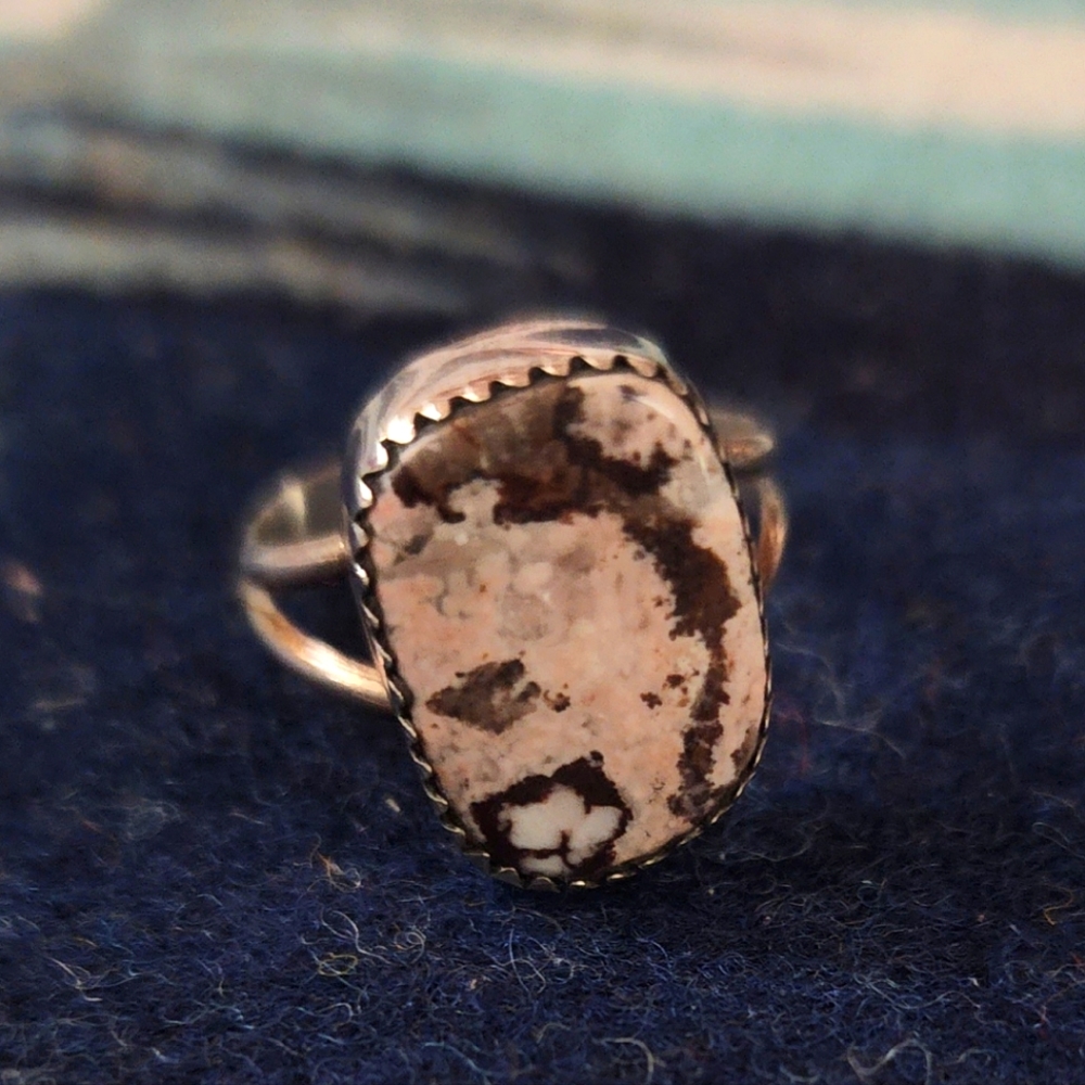 Southwest Silver Ring Sz.8